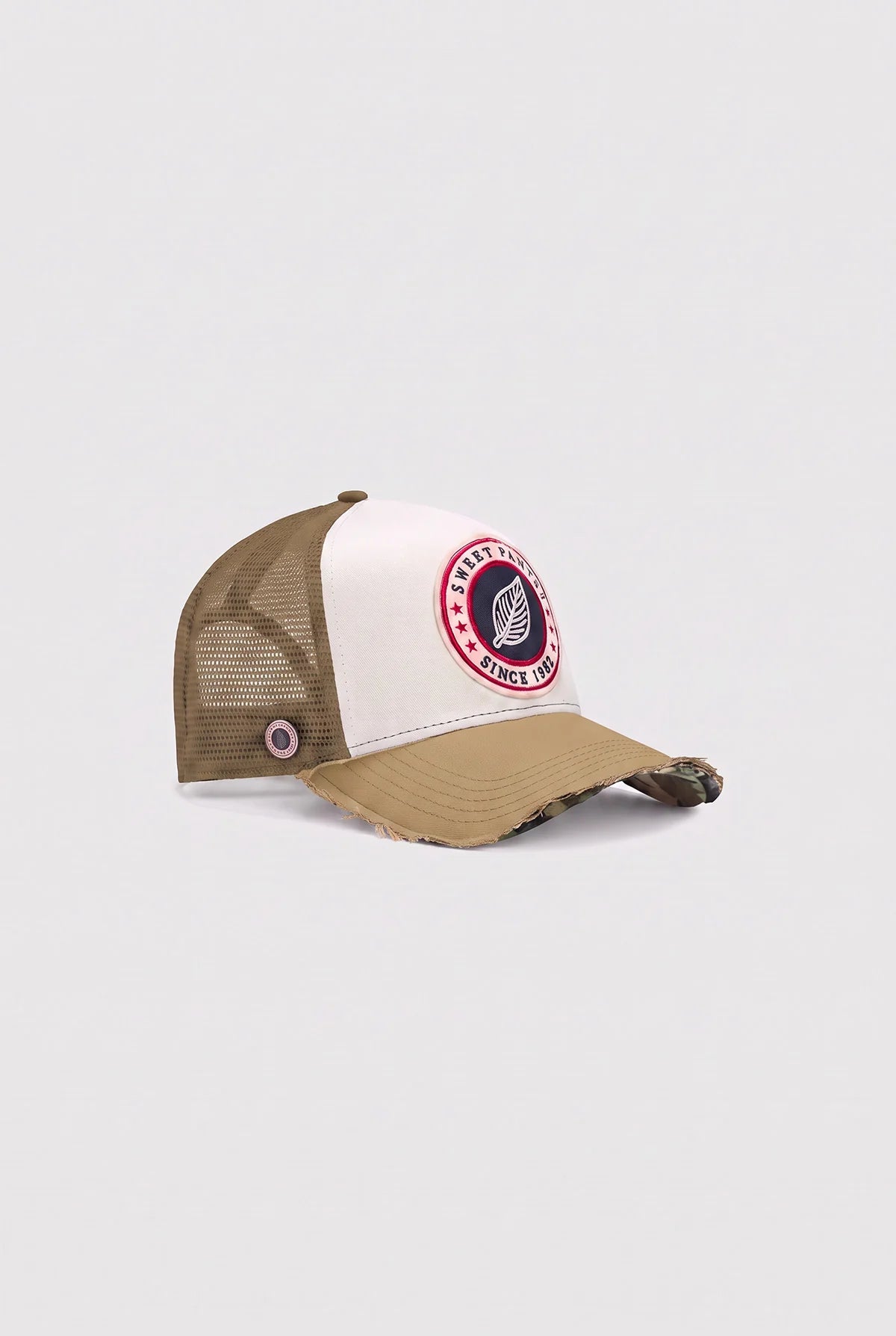 Casquette trucker Sweet Pants Home Run coloris kaki, vue de détail