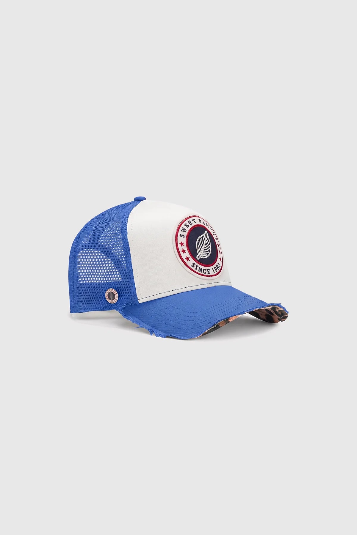Casquette Sweet Pants Home Run Leo coloris azure, vue de détail