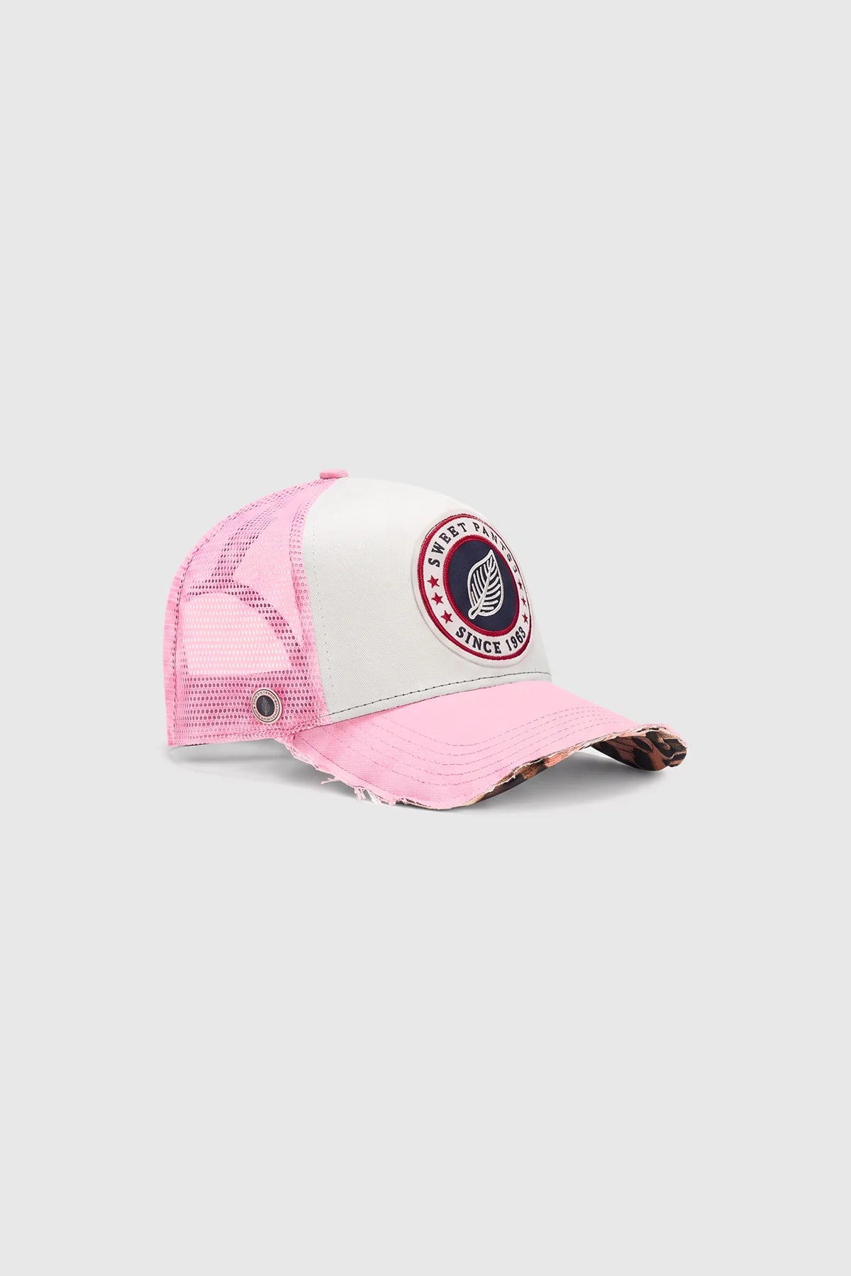 Casquette Sweet Pants Home Run Leo coloris peony, vue de détail