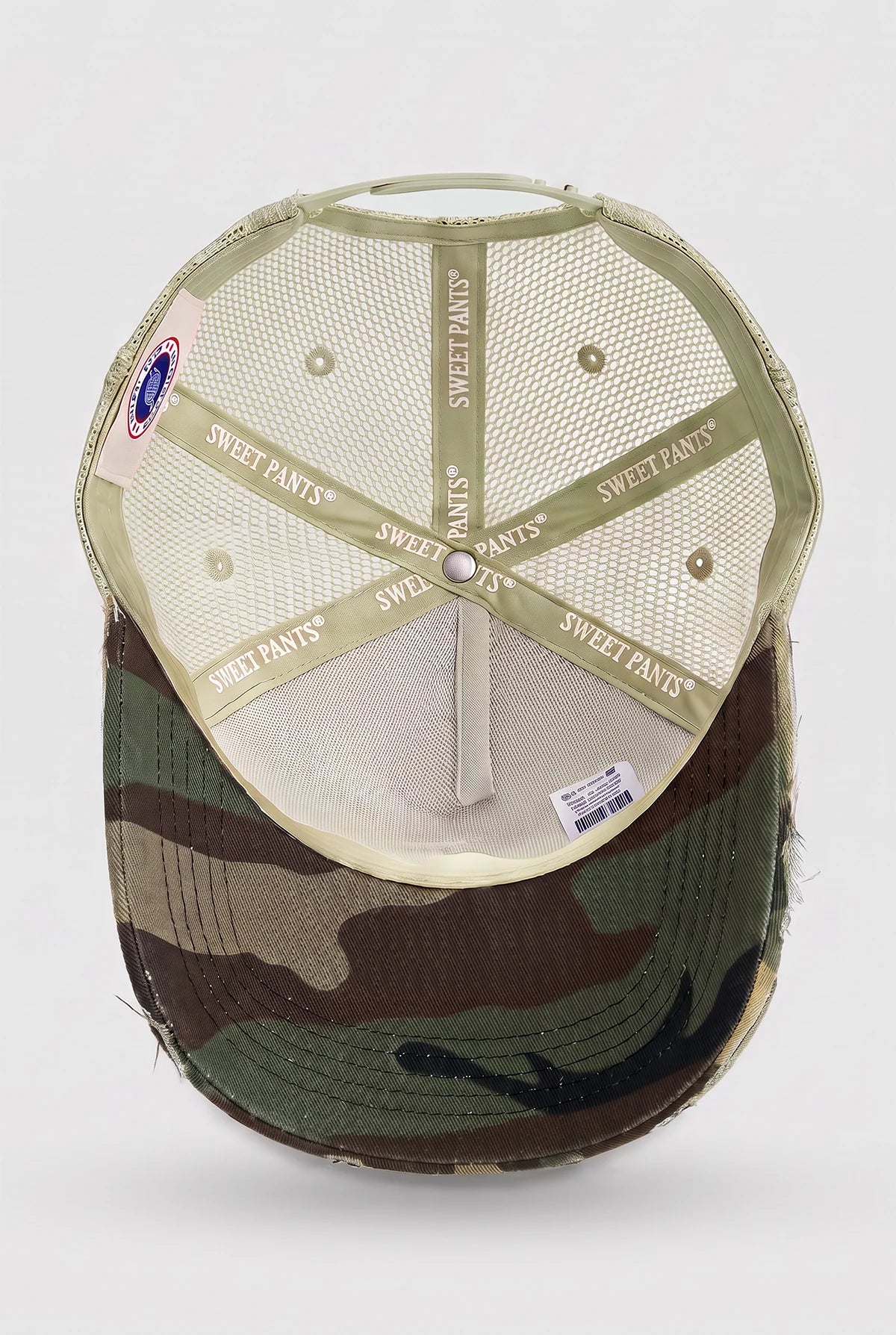 Casquette trucker Sweet Pants Home Run coloris argile, vue complémentaire