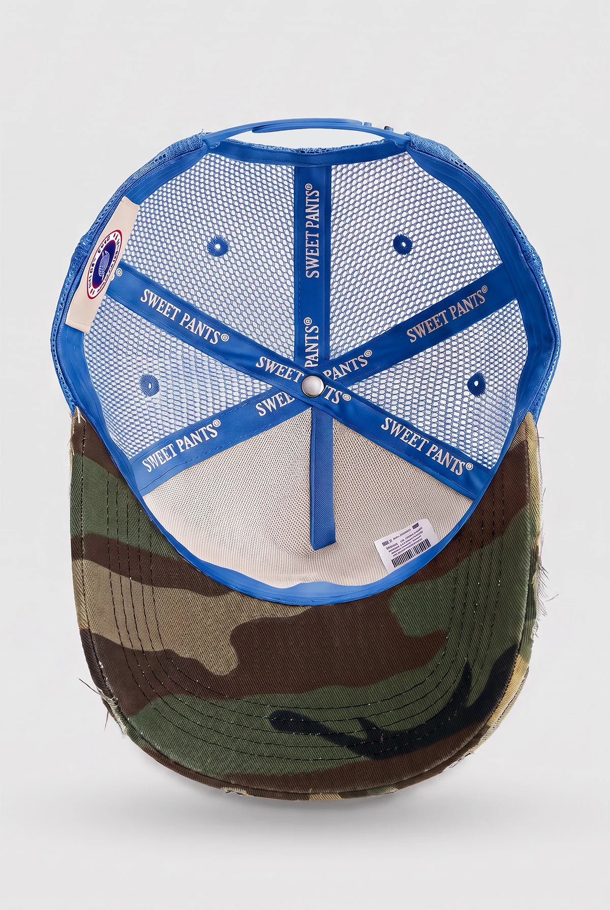 Casquette trucker Sweet Pants Home Run coloris azure, vue complémentaire
