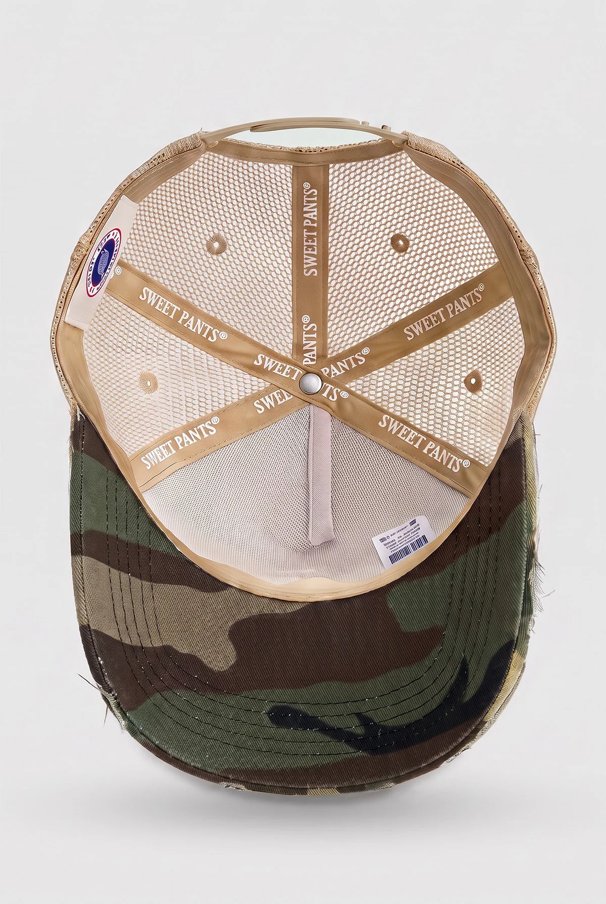 Casquette trucker Sweet Pants Home Run coloris kaki, vue complémentaire