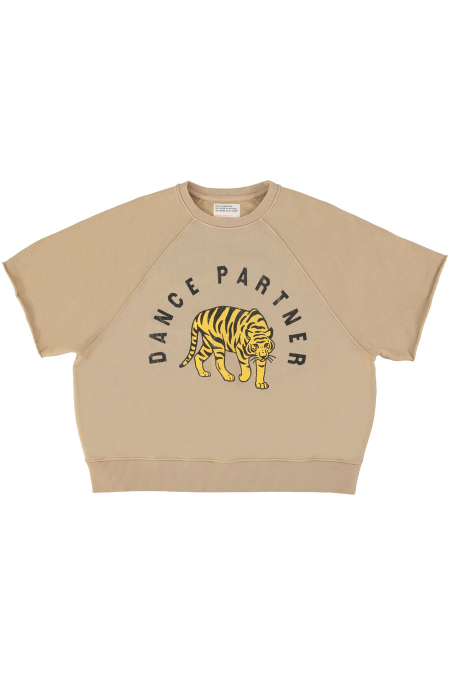 SISTERS DEPARTMENT - SWEAT MANCHES COURTES LEOPARD