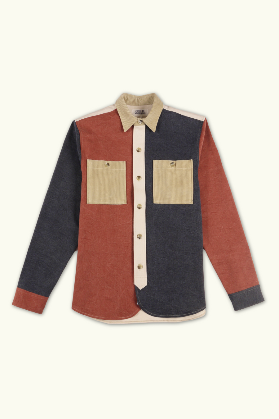 FROG THIGH - Multicolor Twill Overshirt