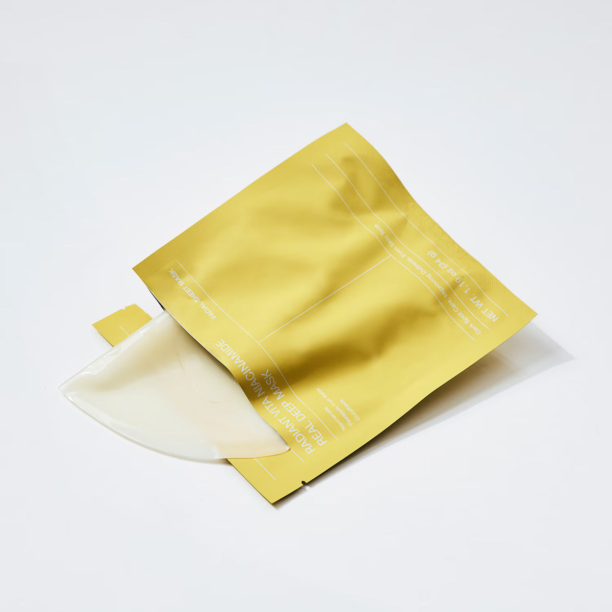 Masque de nuit Real Deep Vita Niacinamide Biodance, détail du packaging