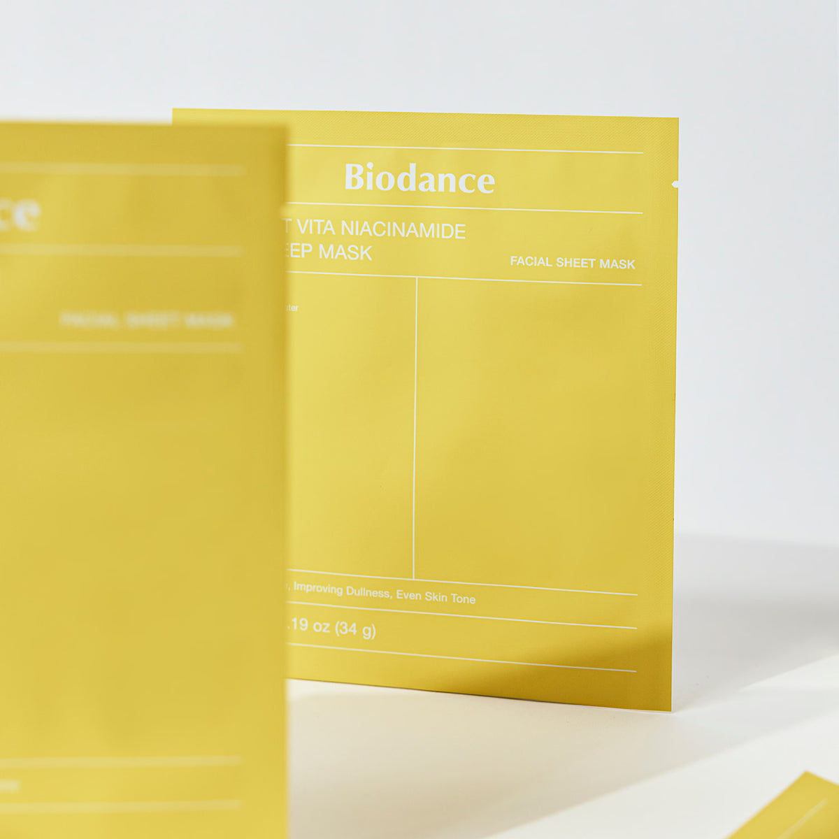Masque de nuit Real Deep Vita Niacinamide Biodance, vue de présentation