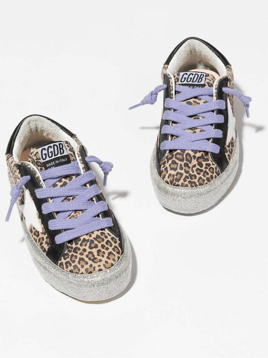 GOLDEN GOOSE - May Leopard Glitter 