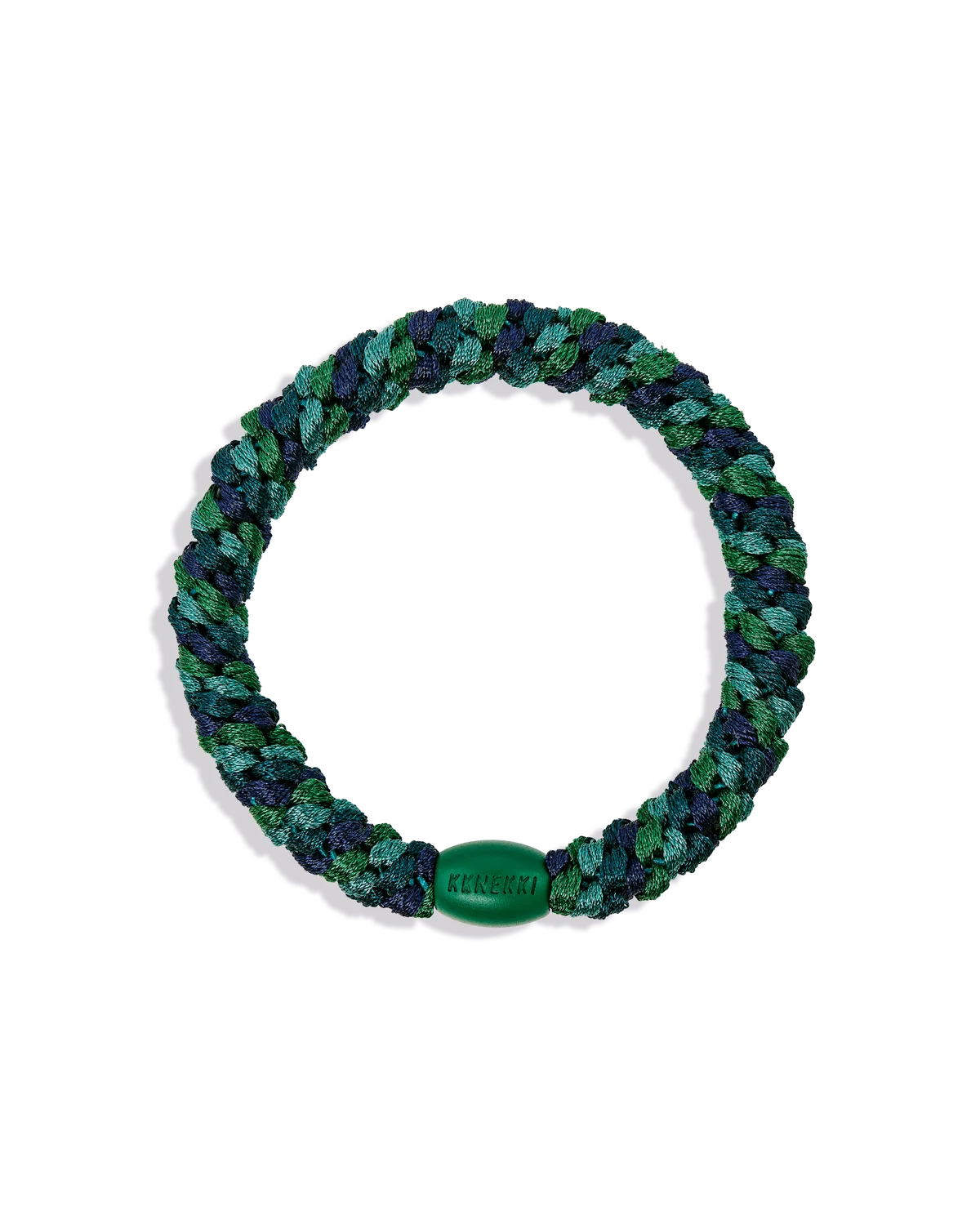 Élastique à cheveux Kknekki Mix Navy Forest Green pour femme, vue principale