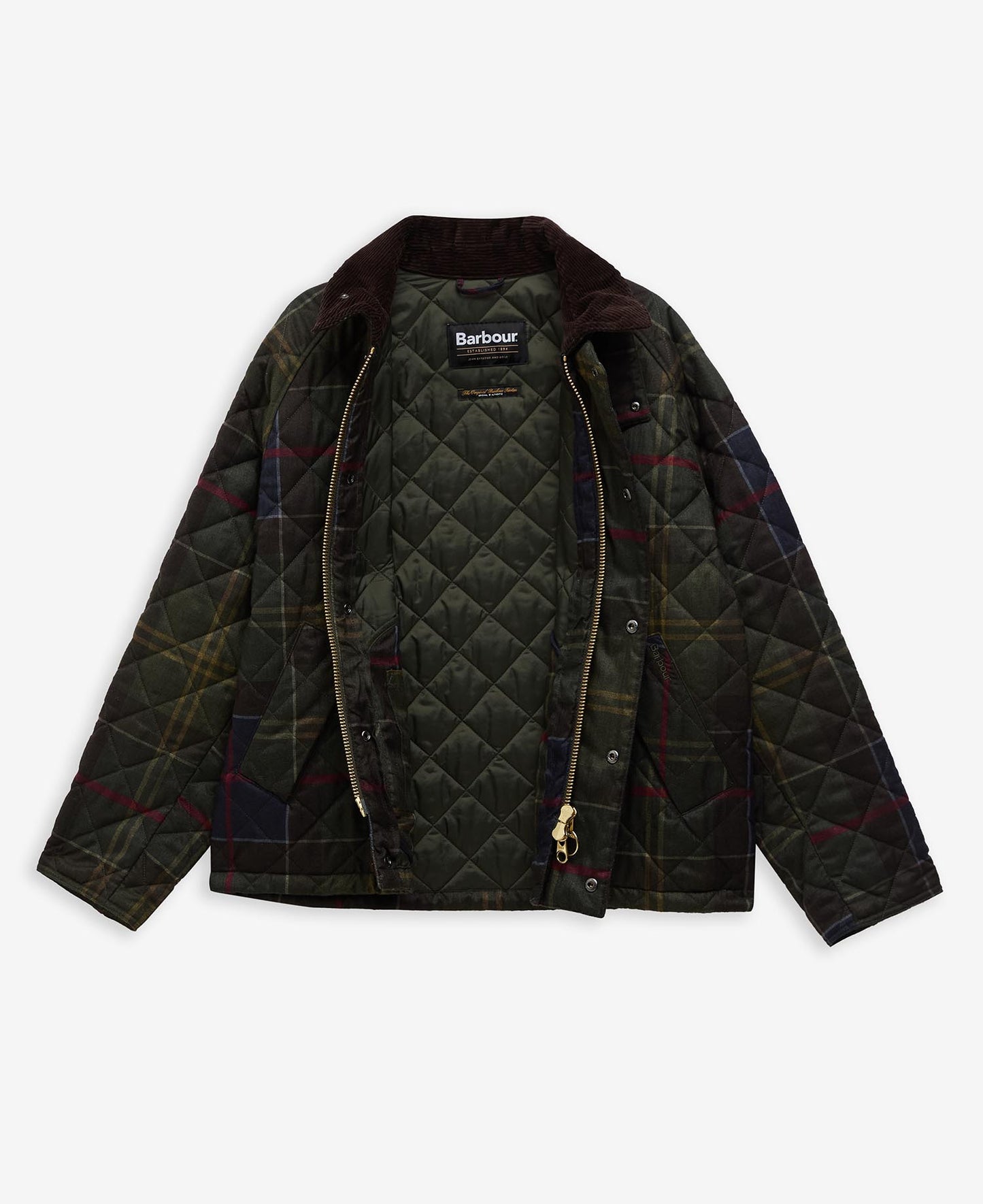 BARBOUR - Tartan Transport Quilted Jacket