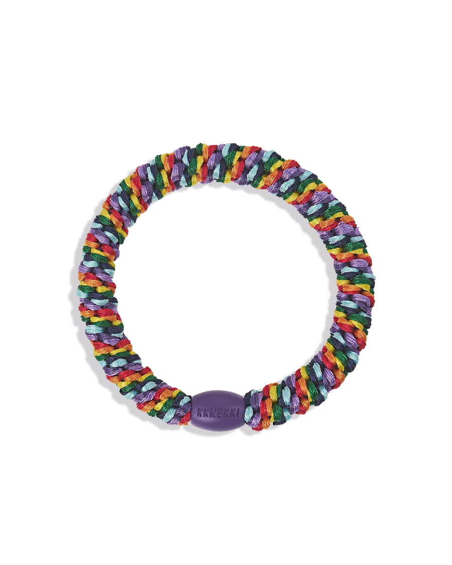 Élastique à cheveux Kknekki Rainbow pour femme, vue principale