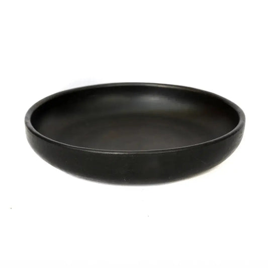 BAZAR BIZAR LIVING - ASSIETTE CREUSE NOIRE M