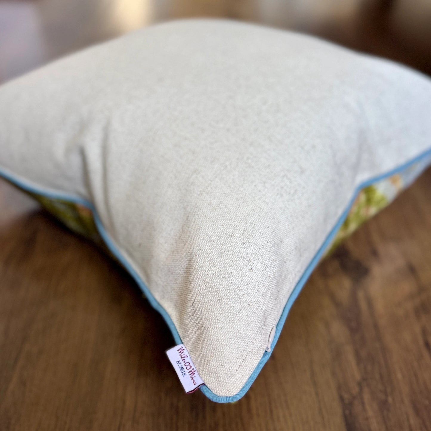 MILA MIRO - COUSSIN IKAT VELOURS RACINES