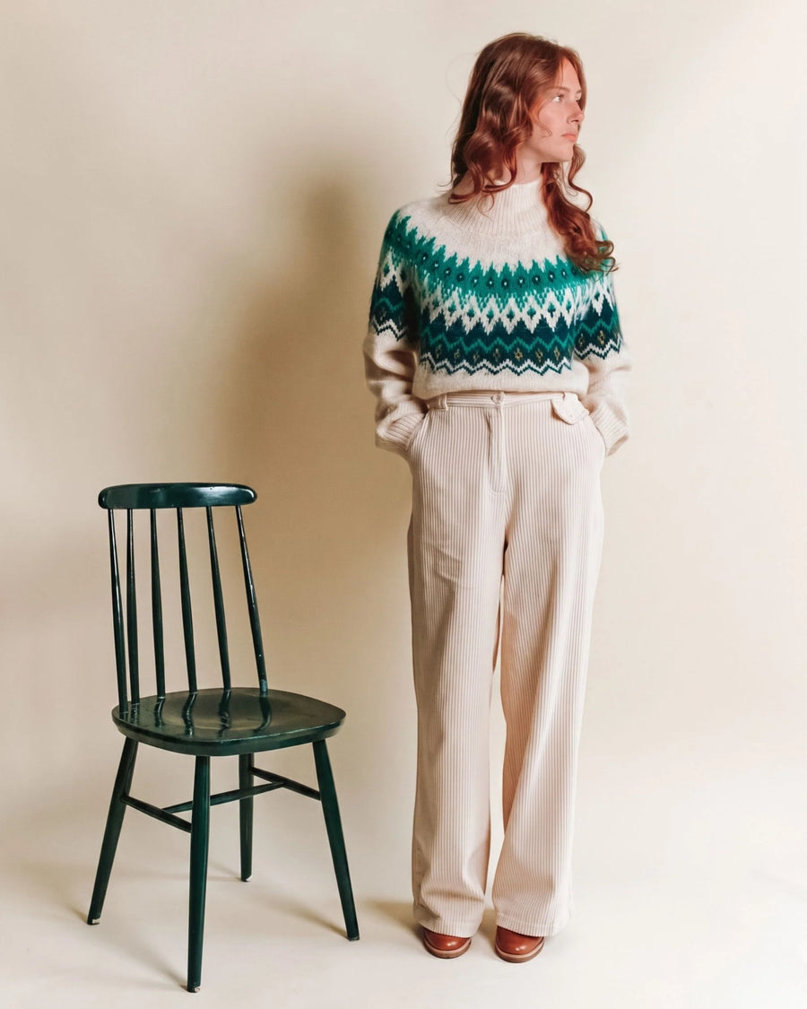 Emile Et Ida - Pull Jacquard Col Montant