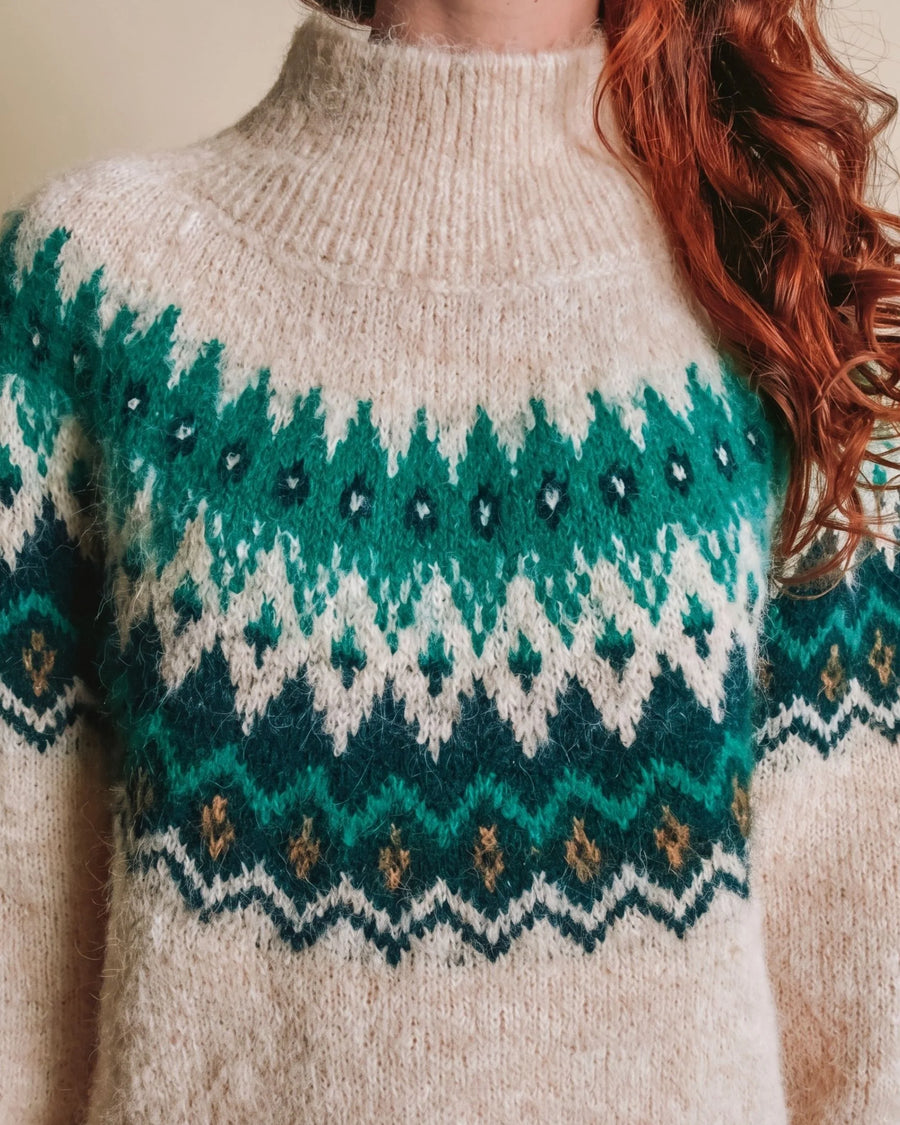 Emile Et Ida - Pull Jacquard Col Montant
