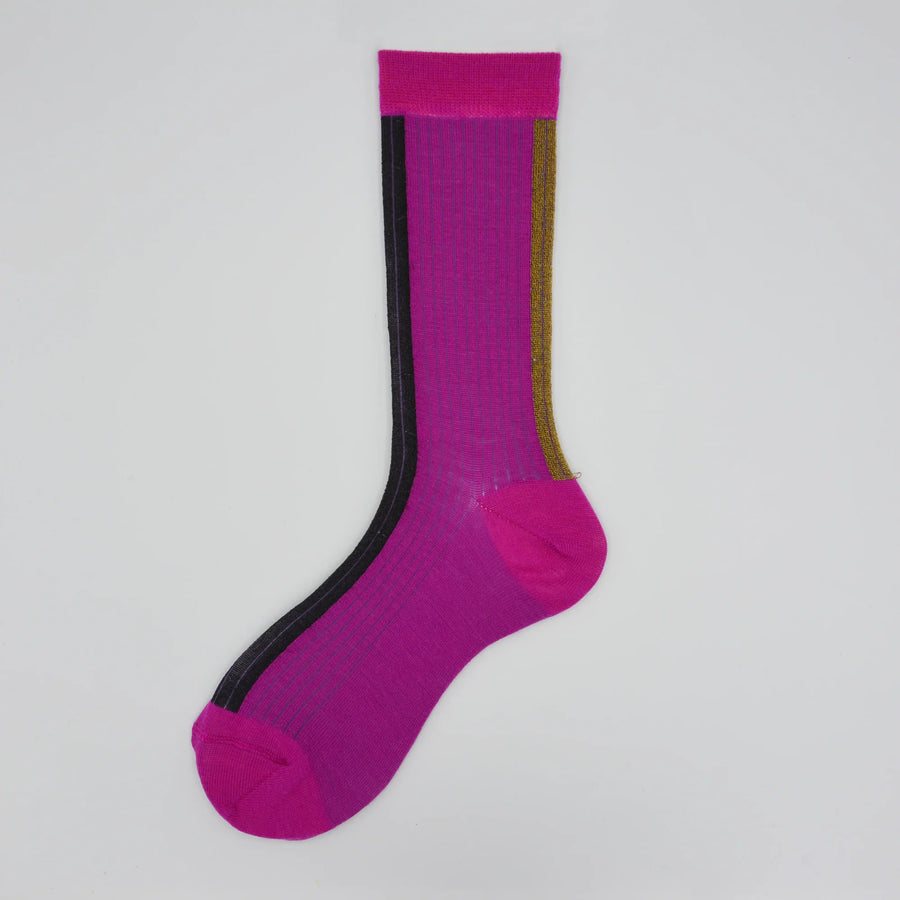 Chaussettes femme Alto Milano Altea coloris rose, vue principale