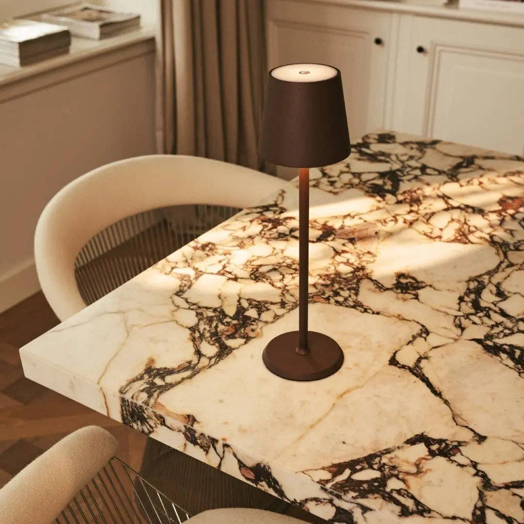 Lampe sans fil Jasper brun moka Tavellio, vue complémentaire