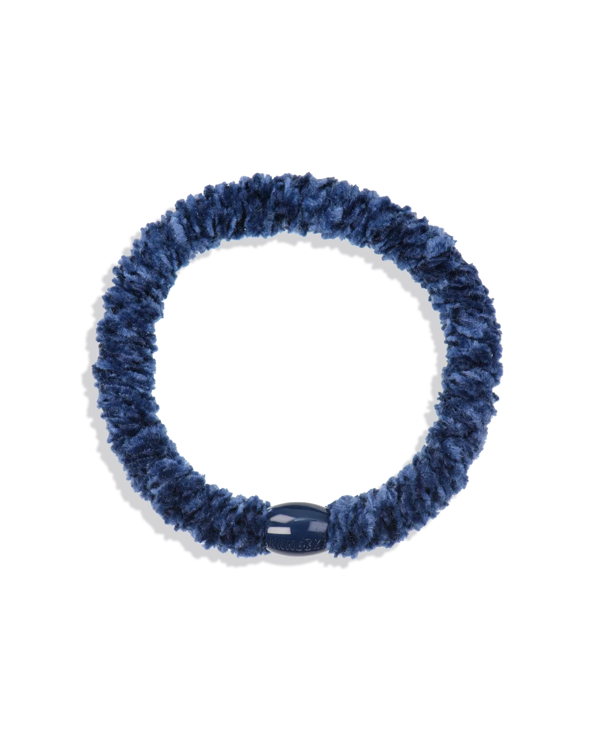 Élastique à cheveux Kknekki Velvet Indigo pour femme, vue principale