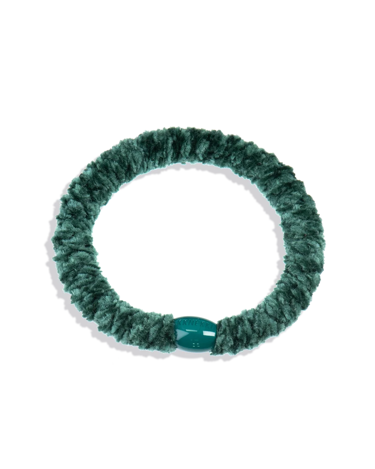 Élastique à cheveux Kknekki Velvet Green pour femme, vue principale