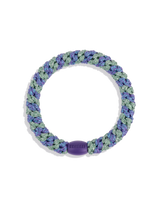 KKNEKKI - ÉLASTIQUE À CHEVEUX PURPLE VERT GLITTER STRIPE