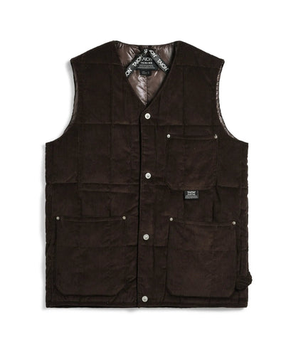 TAION - Work Corduroy V-Neck Sleeveless Vest