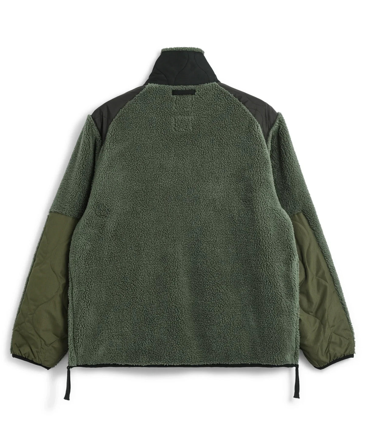 Veste polaire Taion Military col montant olive, deuxième vue