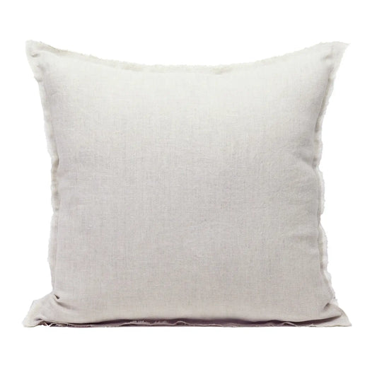 GIARDINO SEGRETO - HOUSSE DE COUSSIN EN LIN SEL POIVRE