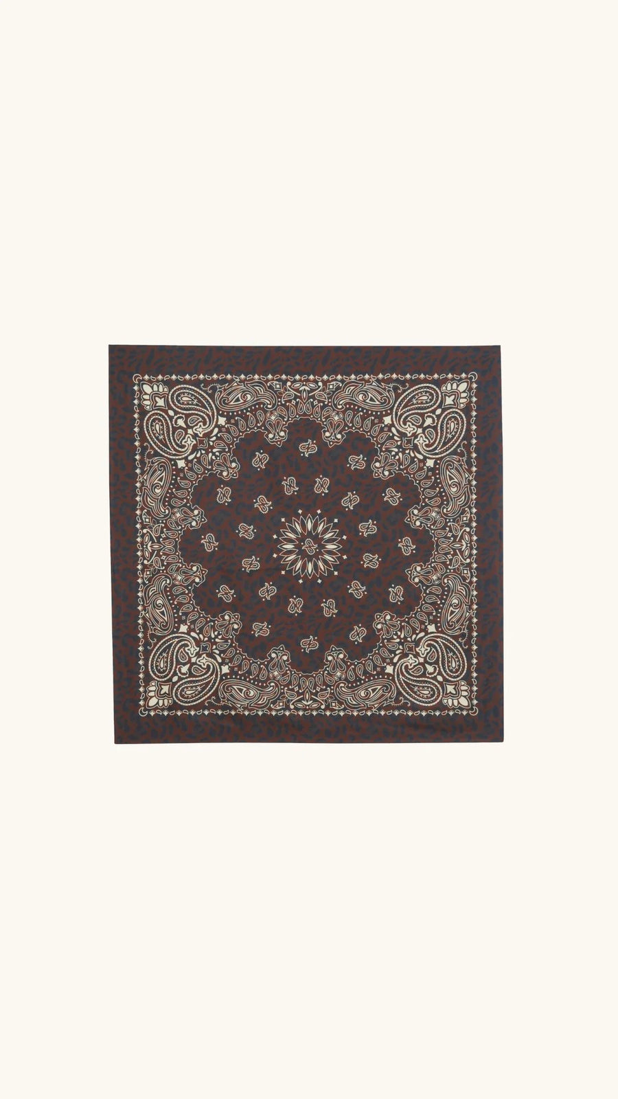 ARIZONA LOVE - Foulard en soie bandana leopard