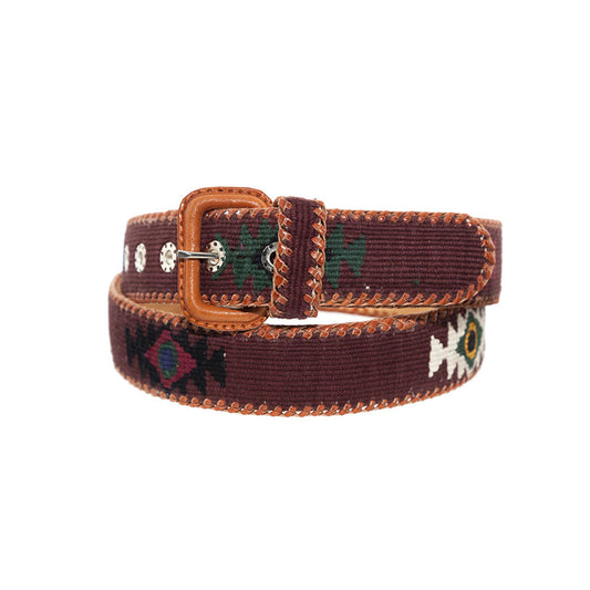 LA MANSA - Chocolate Ethnic Belt