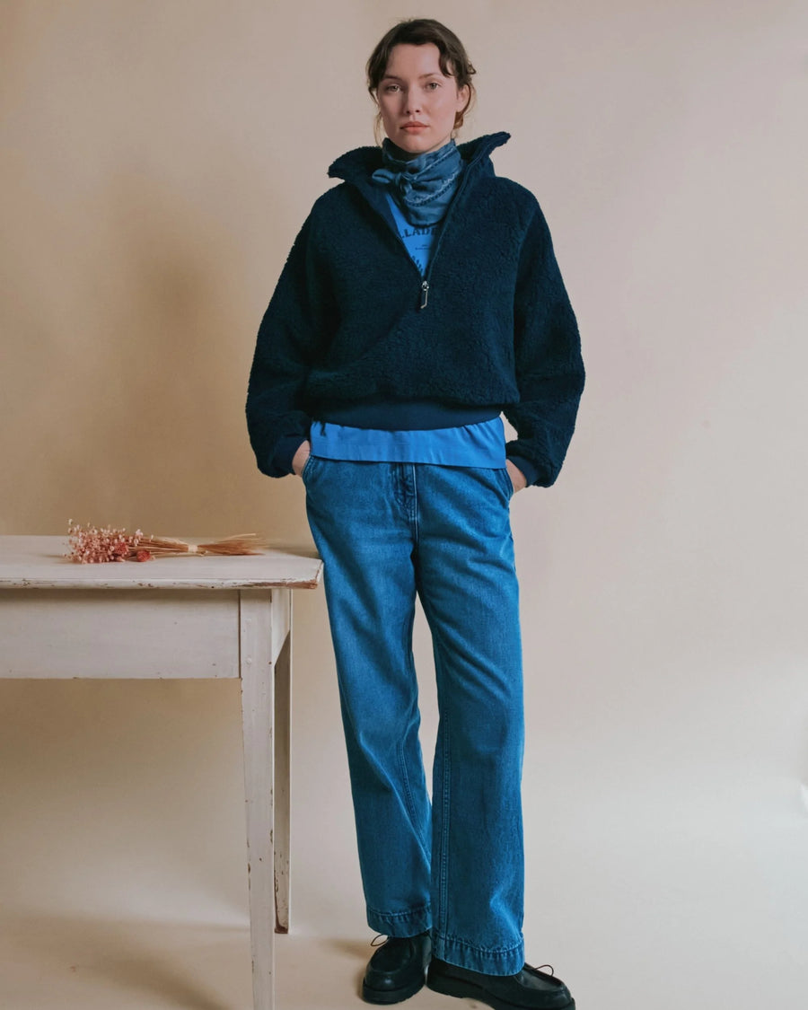 Emile Et Ida - Sweat Zippé Femme Sherpa