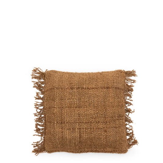 BIZAR BAZAR LIVING - HOUSSE DE COUSSIN MARRON OMG