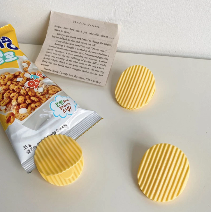 HOMERELY -  Clips pour sacs en forme de chips Rondes