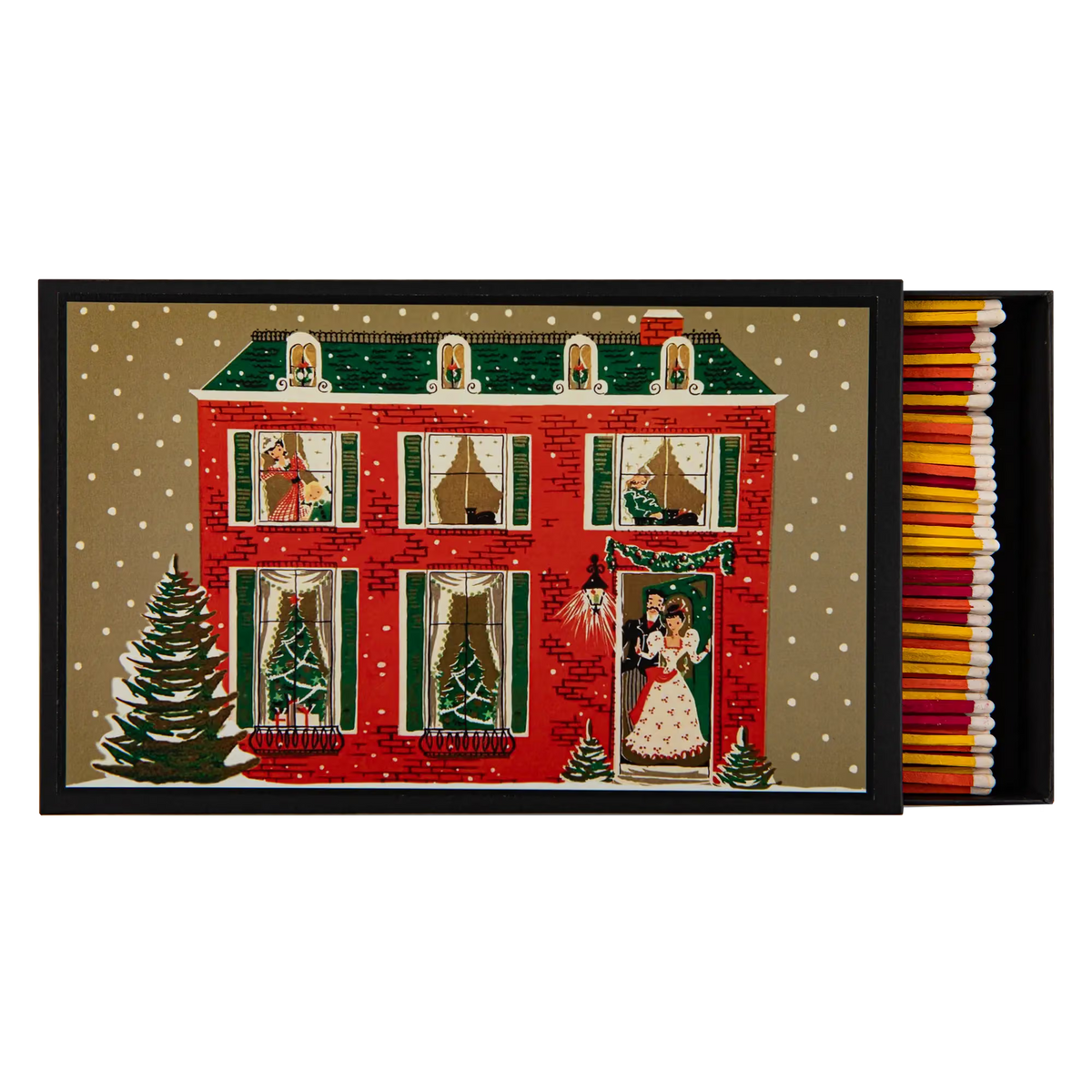 Allumettes géantes Archivist Gallery Maison de Noël, boîte géante, vue principale