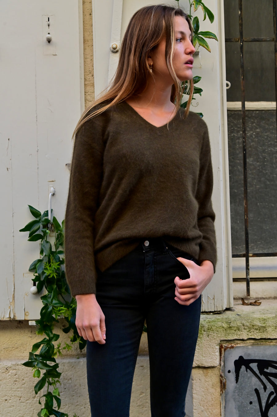 ESTHÈME - Small V-neck Raccoon