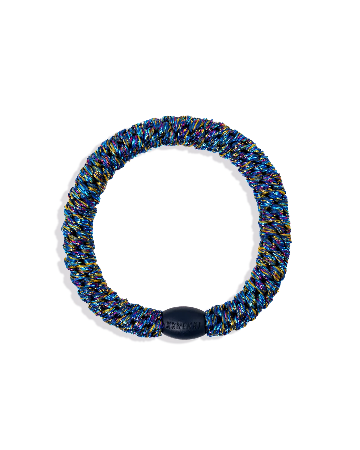 Élastique à cheveux Kknekki Electric Blue Multi Glitter bleu pailleté