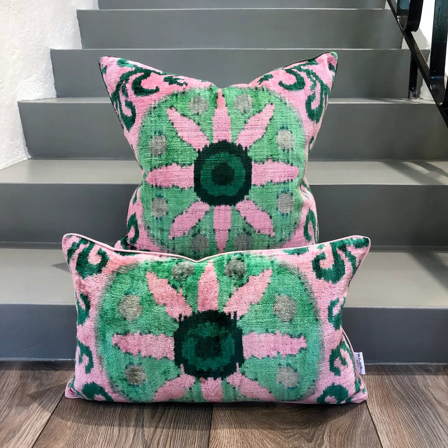 MILA MIRO - IKAT STARFISH VELVET CUSHION