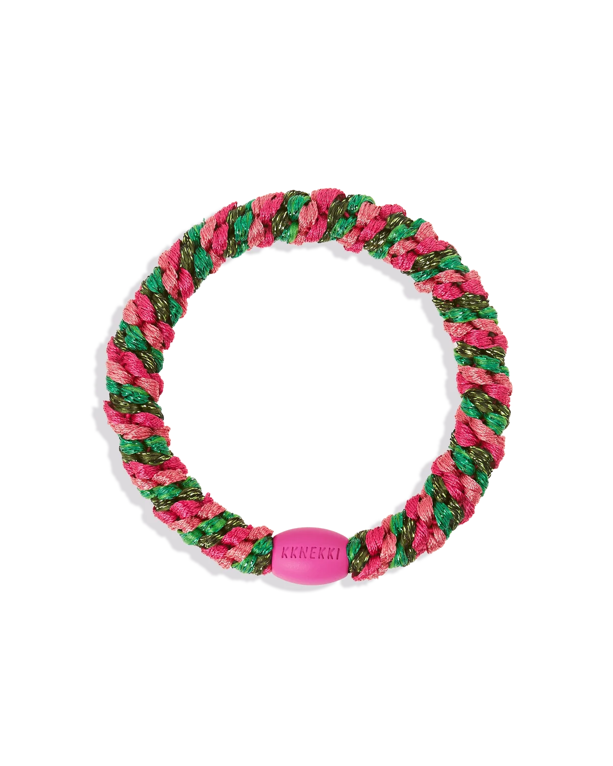 Élastique à cheveux Kknekki Mix Strong Pink Green pour femme, vue principale