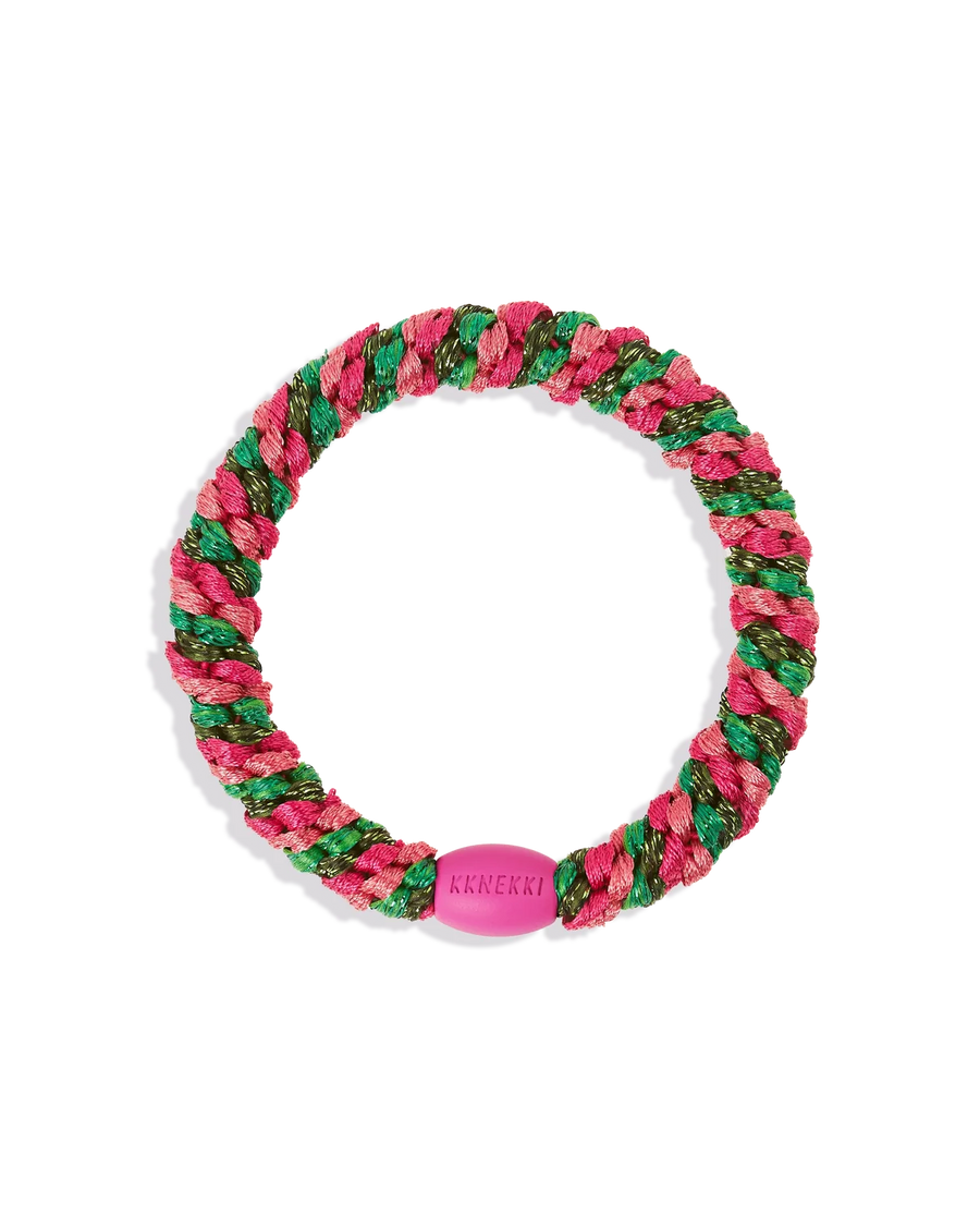 Élastique à cheveux Kknekki Mix Strong Pink Green pour femme, vue principale
