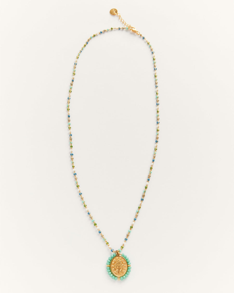 PALAS - Mint Diabolo Necklace