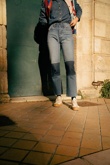 ACQUAVERDE – Patchy Jeans