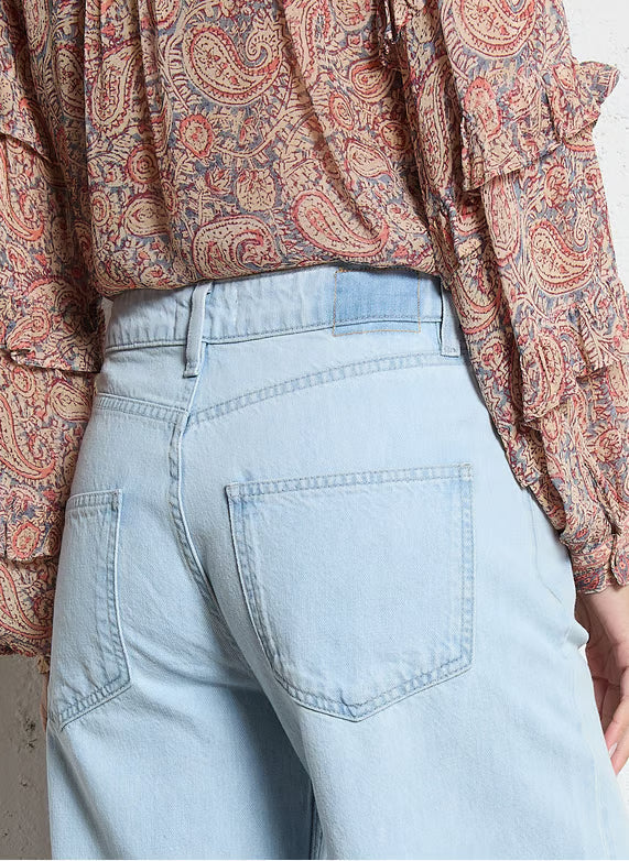 ACQUAVERDE - PANTALON SOUL DENIM BLUE BLEACH