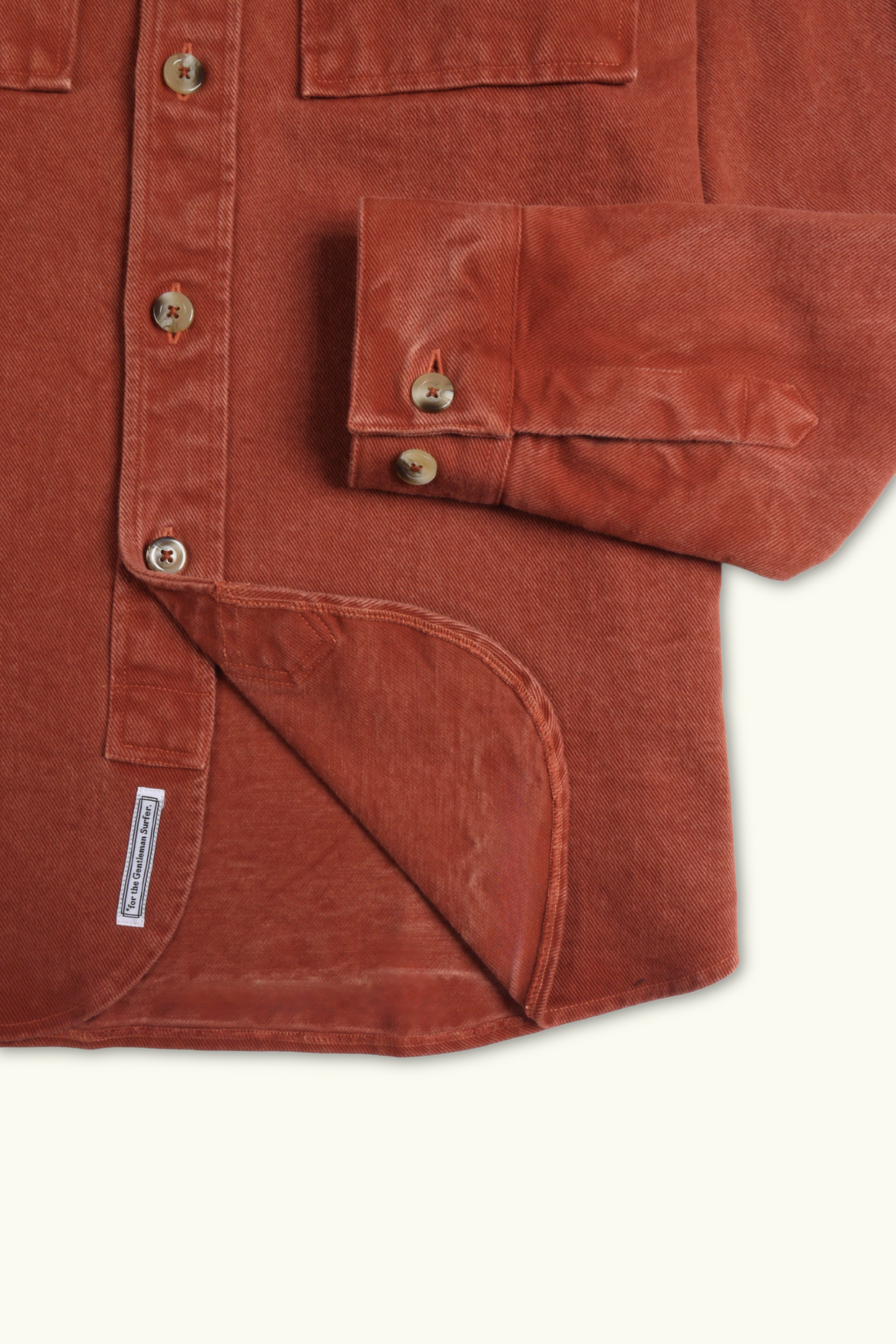 CUISSE DE GRENOUILLE - Surchemise en Twill Paris Terracotta