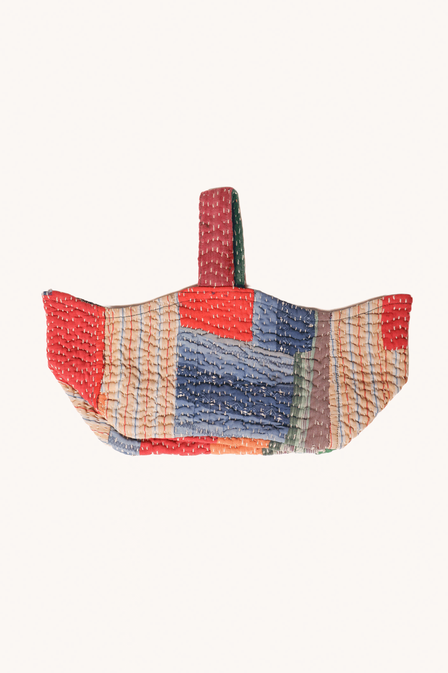 L'ÎLE BLEUE - PANIÈRE DE RANGEMENT EN KANTHA