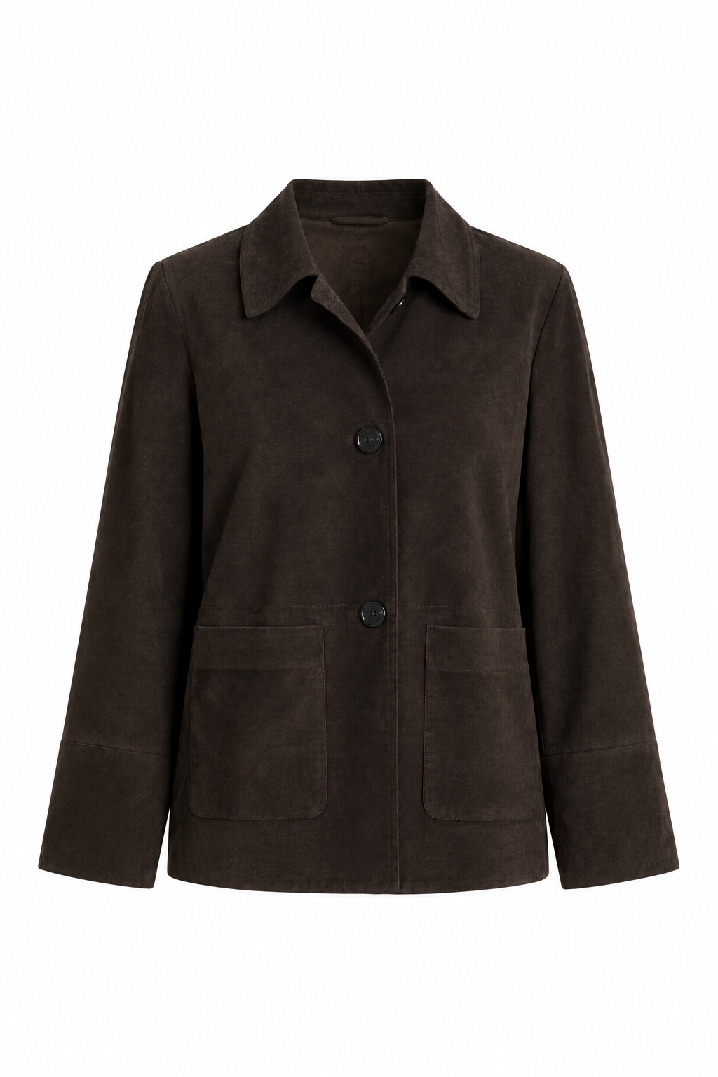 Veste femme Serge Pariente Juna cuir velours brown, vue principale