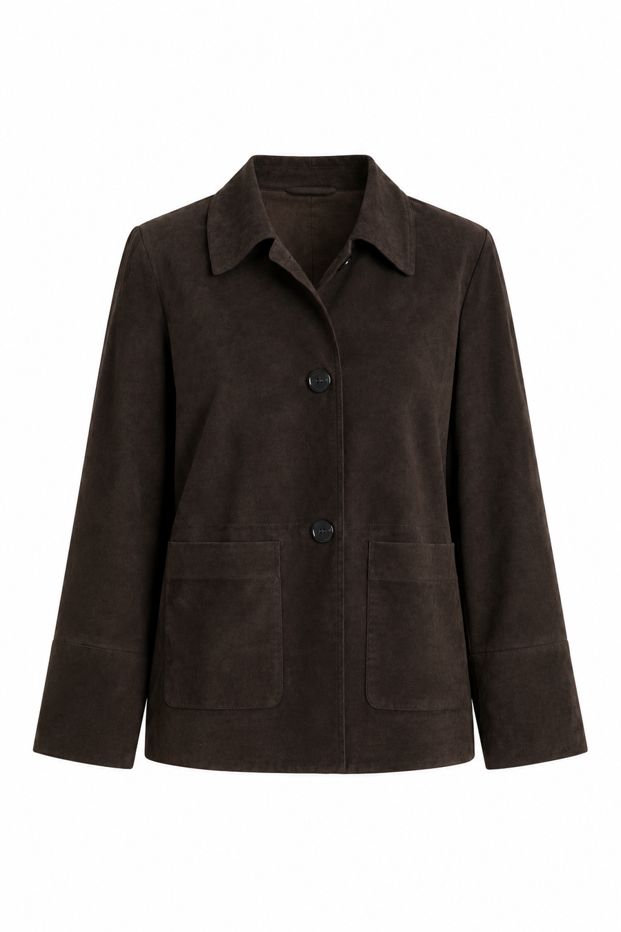 Veste femme Serge Pariente Juna cuir velours brown, vue principale