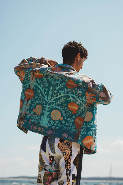 L'ÎLE BLEUE - Veste Kantha Suzani Calcutta