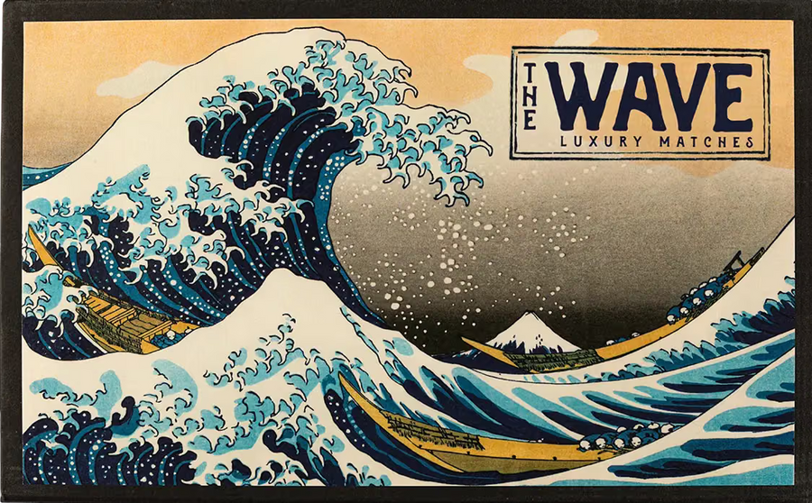 Allumettes géantes Archivist Gallery La Vague, boîte géante, deuxième vue
