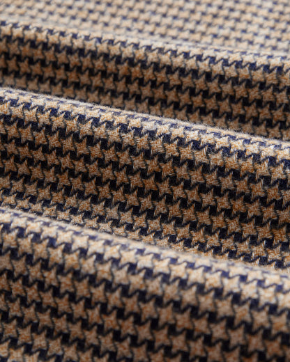 PORTUGUESE FLANNEL - Abstract Pied Poule Navy