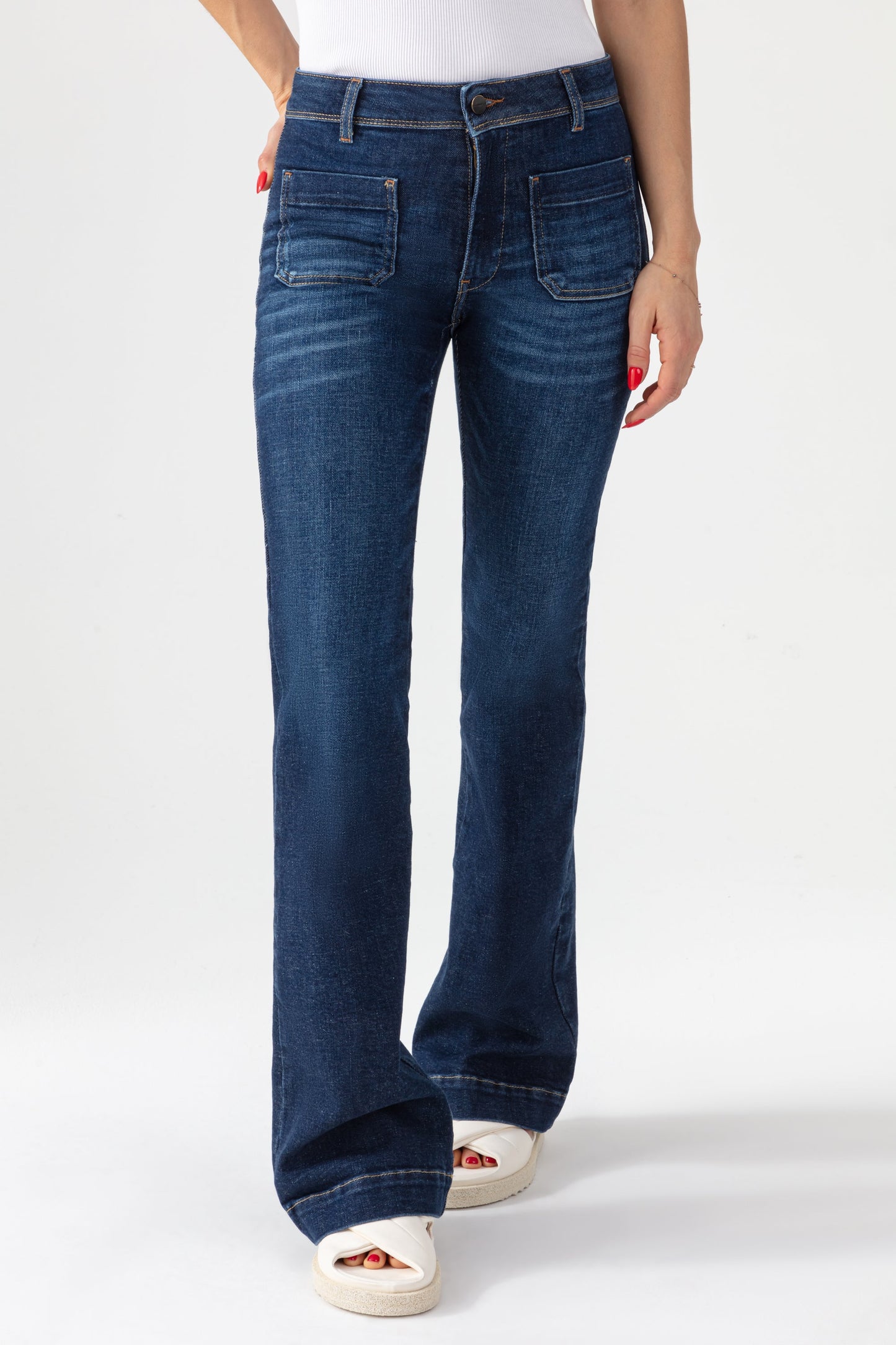 ACQUAVERDE - Charlotte Dark Wash Jeans