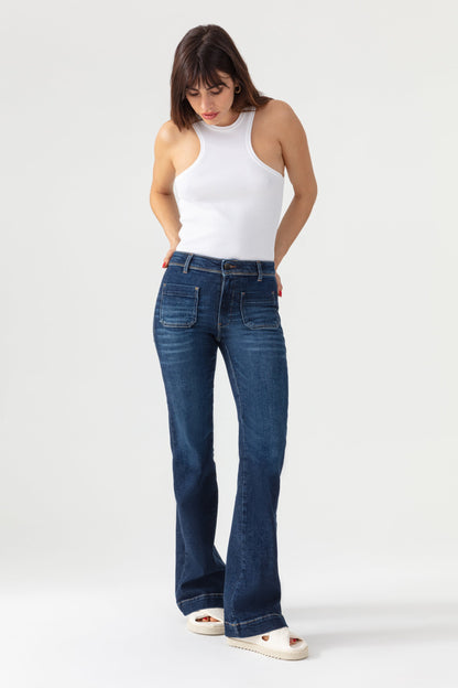 ACQUAVERDE - Charlotte Dark Wash Jeans