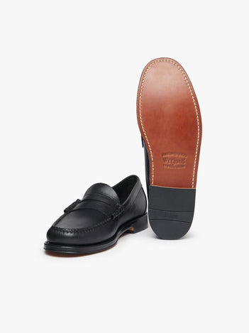 G.H. BASS & CO. - Weejuns Heritage Larson Penny Black Cuir Mat